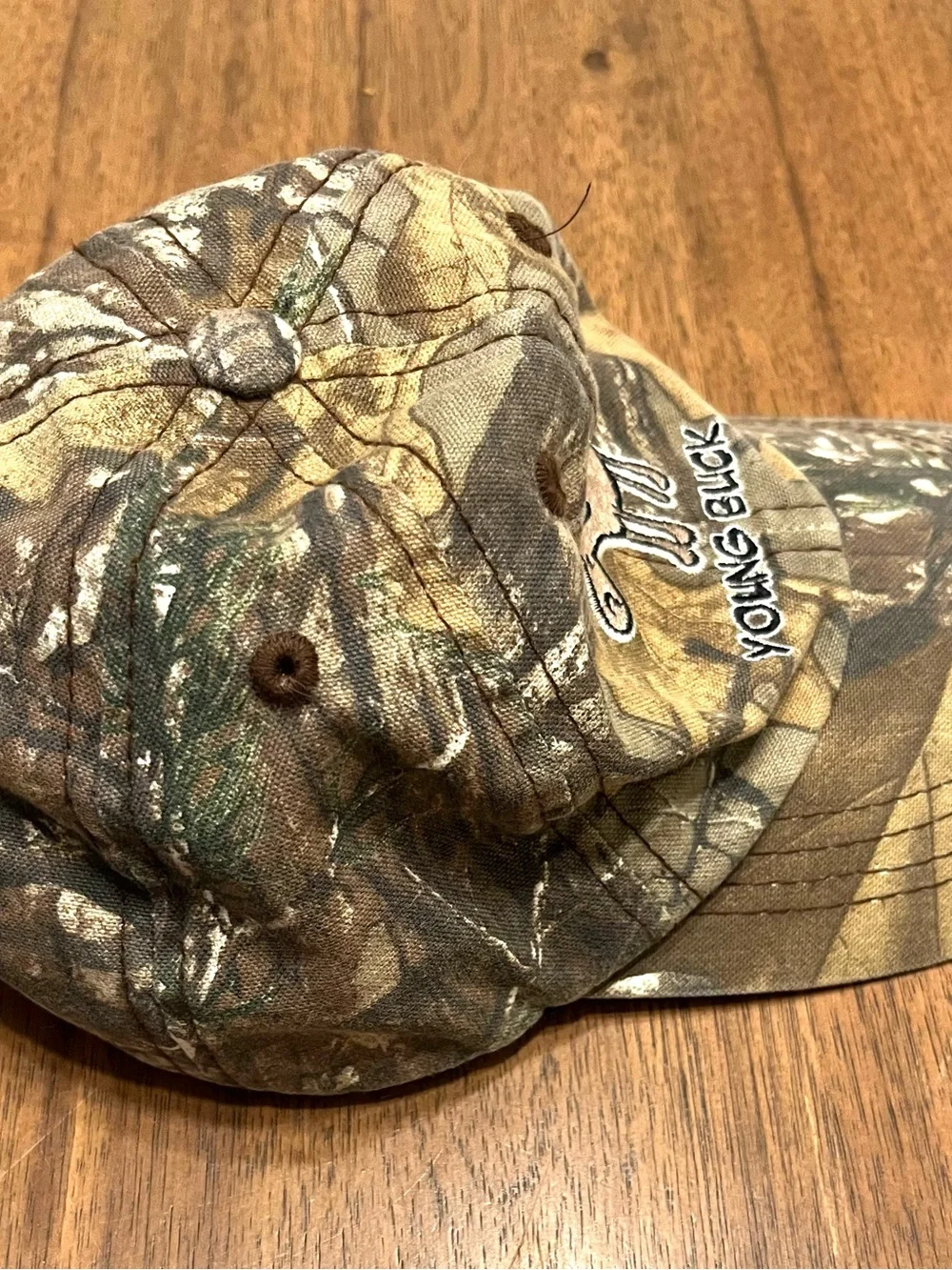 Young Buck Boys Camo Baseball Cap
